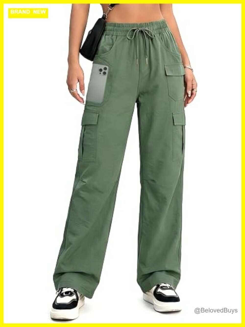 Lightweight Quick Dry Cargo Pants with 8 Pockets for Hiking Travel Work
